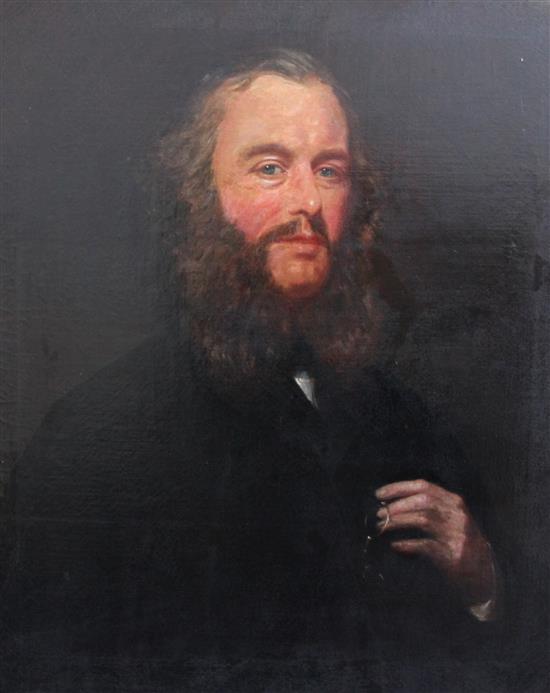 Early 19th century English School Portrait of a gentleman 30 x 25in.